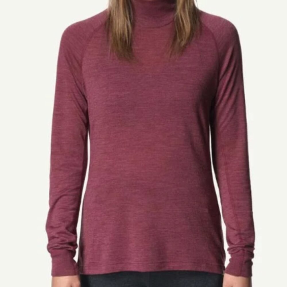 Houdini Womens Activist Turtleneck Size Small Cabernet Color NEW
